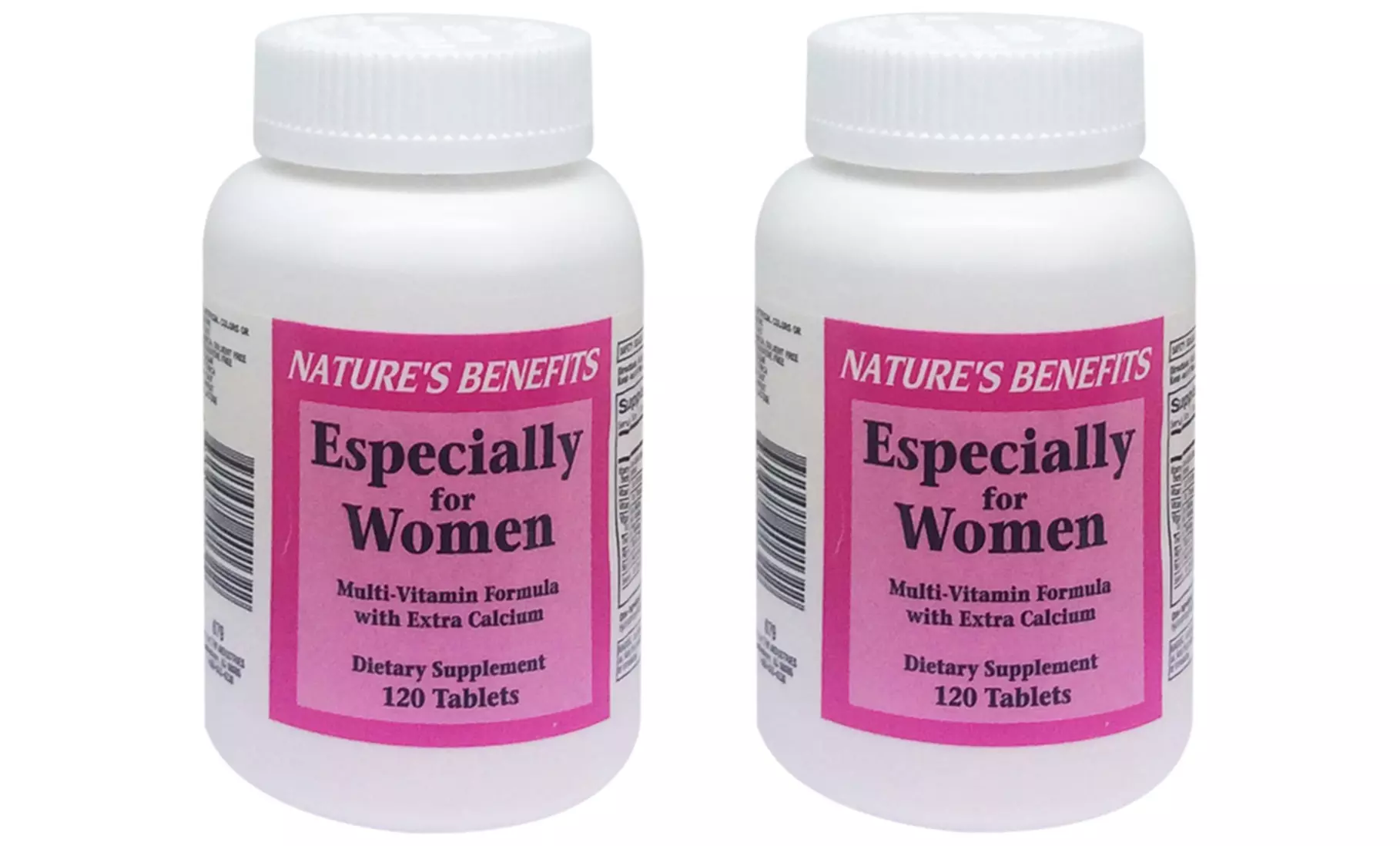 Nature's Benefits Especially for Women Multi-Vitamin Supplements (1- or 2-Pack of 120-Count Bottles) - Primary Image