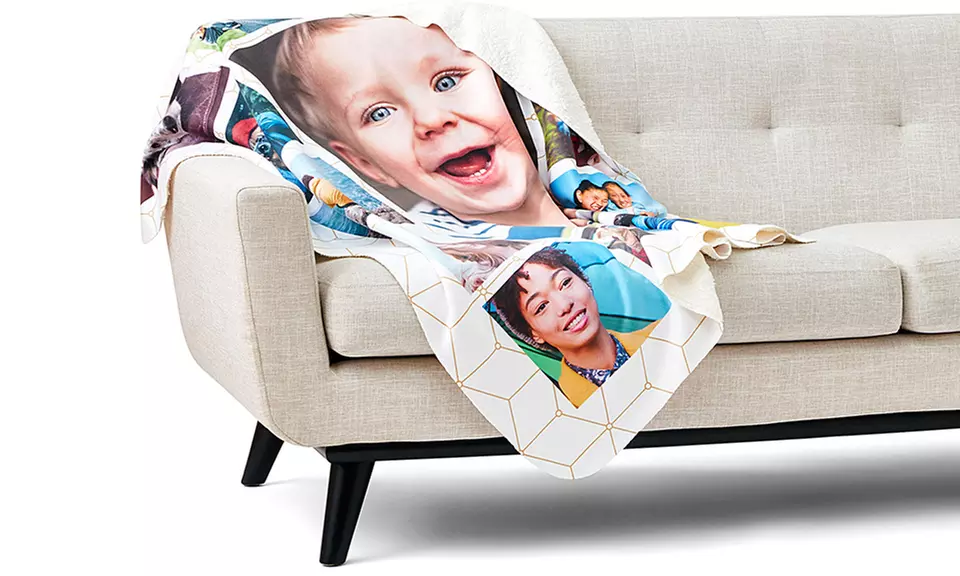 Personalized Fleece Photo Blankets from Collage.com (Up to 94% Off)  - Primary Image