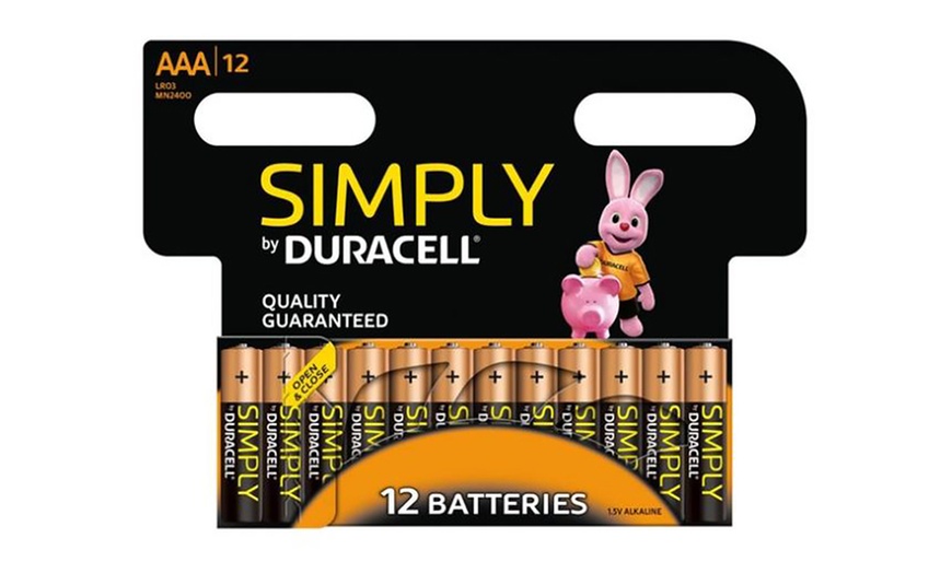 Image 4: 12 Duracell AA/AAA Batteries