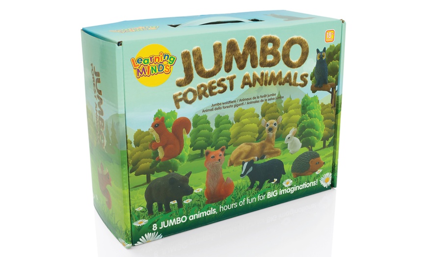 Image 8: Learning Minds Set of Eight Forest Animal Figures