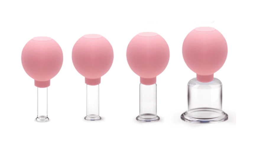 Image 5: Four-Piece Facial and Body Cupping Therapy Set