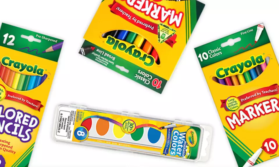 Ultimate Crayola Crayons, Colored Pencils, and Markers Kit - Primary Image