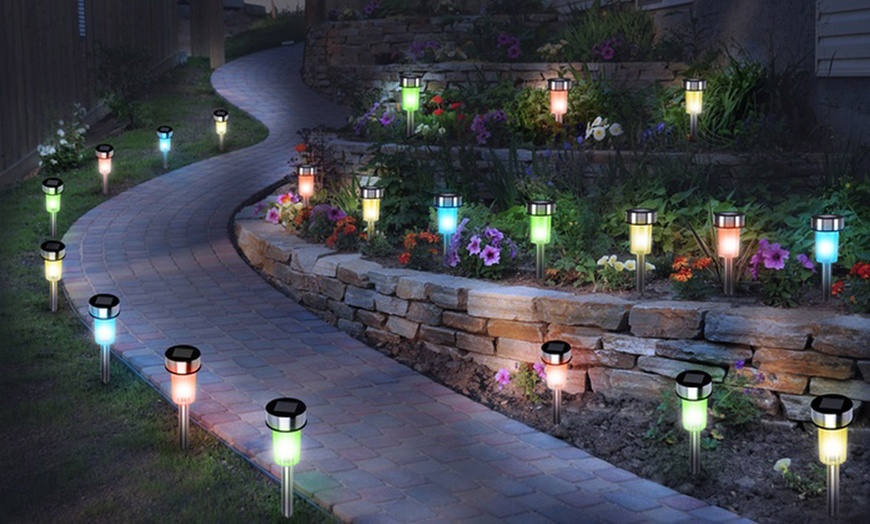 Image 1: Solar LED Garden Lights