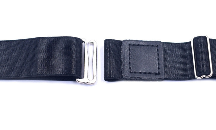 Image 3: Anti Slip Crease Proof Shirt Belt