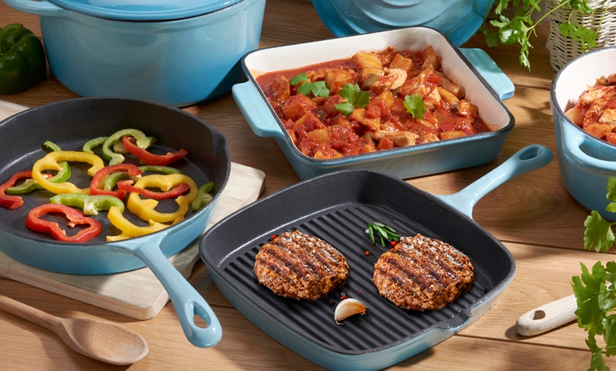 Image 12: Cooks Professional Cast Iron Set