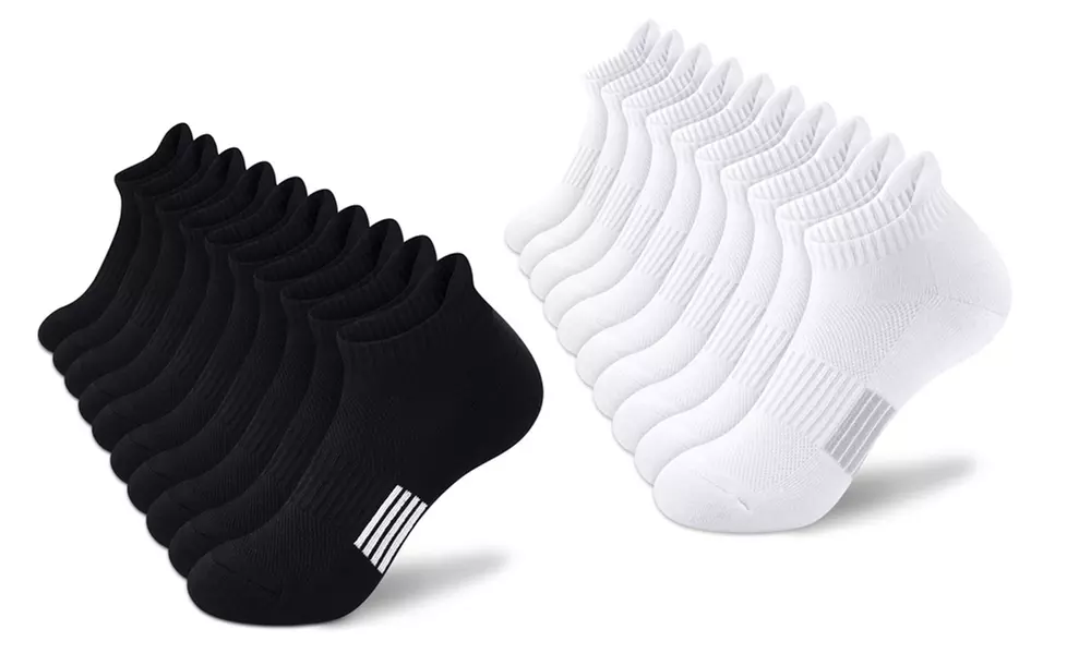 1 ou 5 paires de chaussettes de sport anti-ampoules, taille et coloris au choix - Primary Image