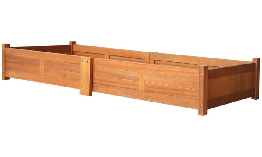 Image 36: Rectangular Wooden Planter