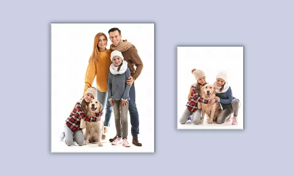 Upgrade your Walls with Four Premium Thick Custom Canvases