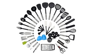 42-Piece Stainless Steel Kitchen Utensil Set