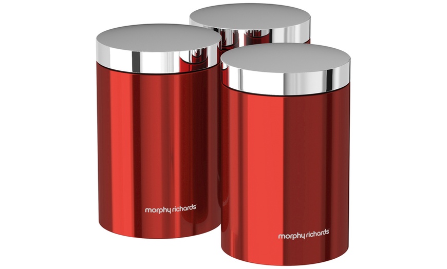 Image 16: Morphy Richards Set of Canisters