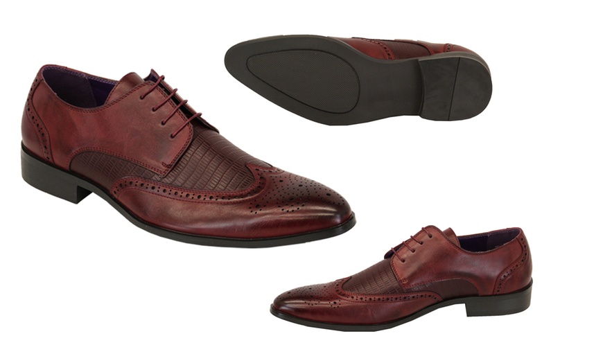 Image 5: Men's Brogue Italian Shoes