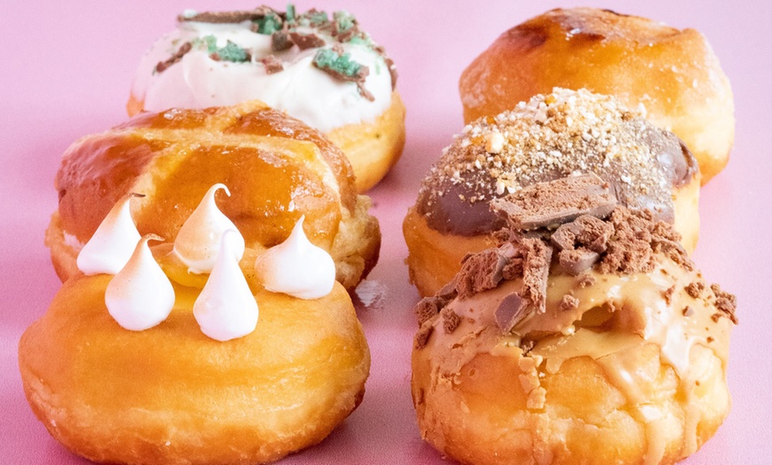 Image 2: Box of Three Gourmet Donuts