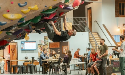 Climbing Day Pass with Shoe Rental for 1 Person - Loveland Climbing Collective