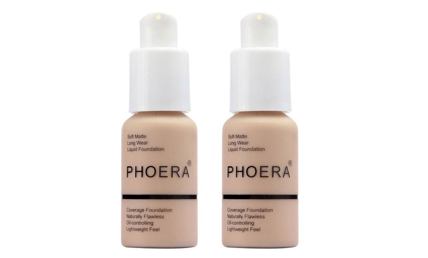 Image 9: Phoera Full Coverage Make-Up Foundation 30ml