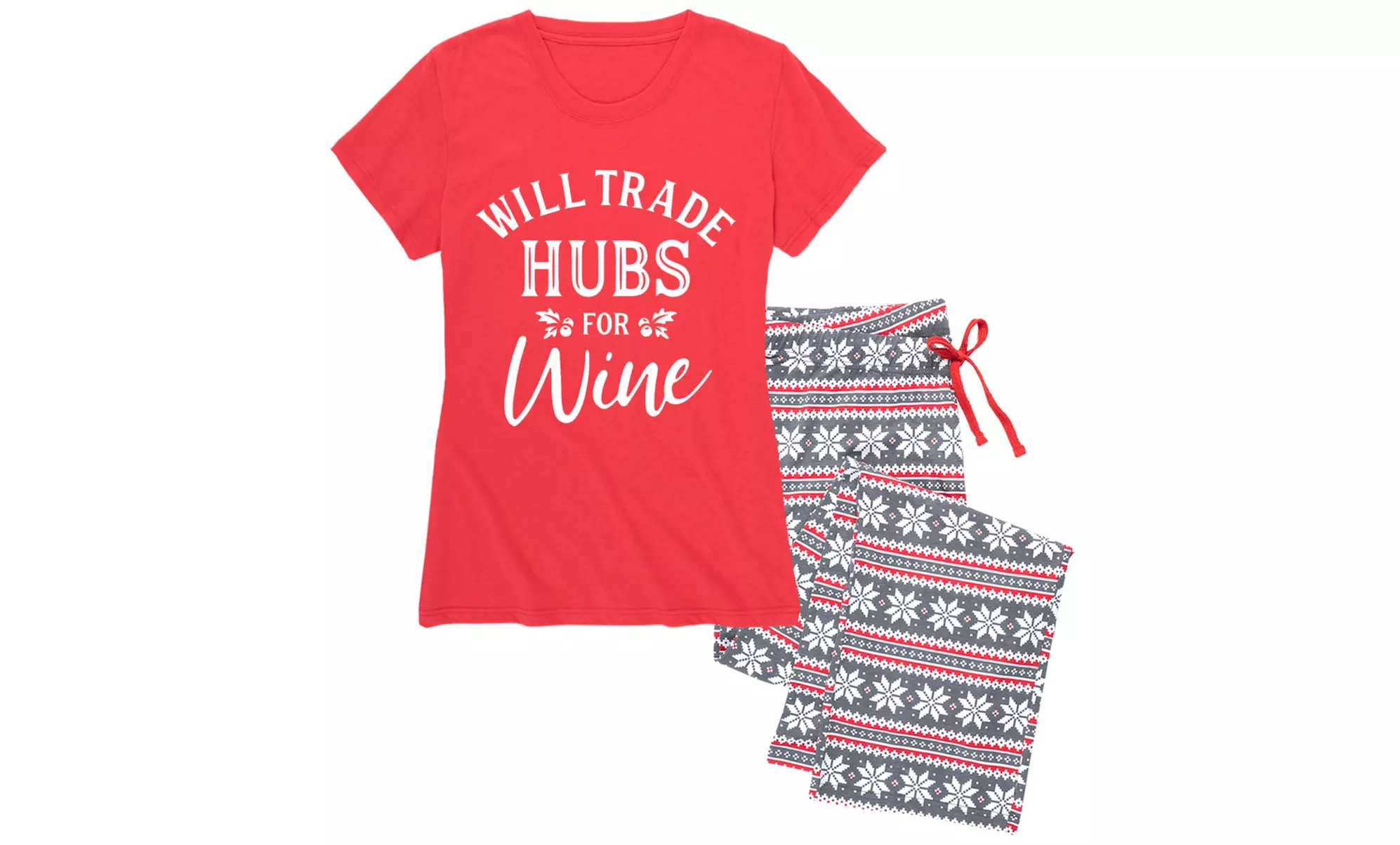 Holiday His and Her Matching Pajama Sets - Second Medium