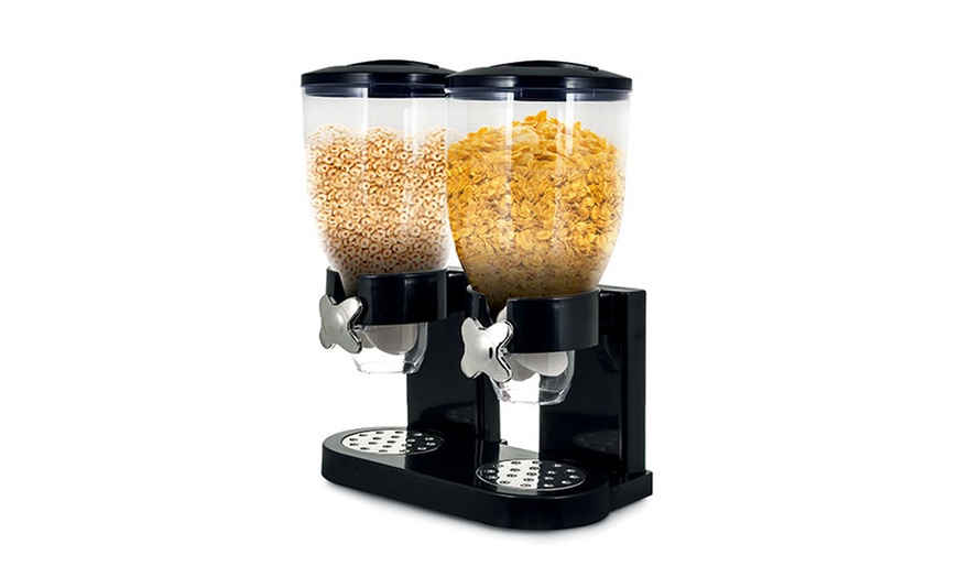 Image 1: Single or Double Cereal Dispenser