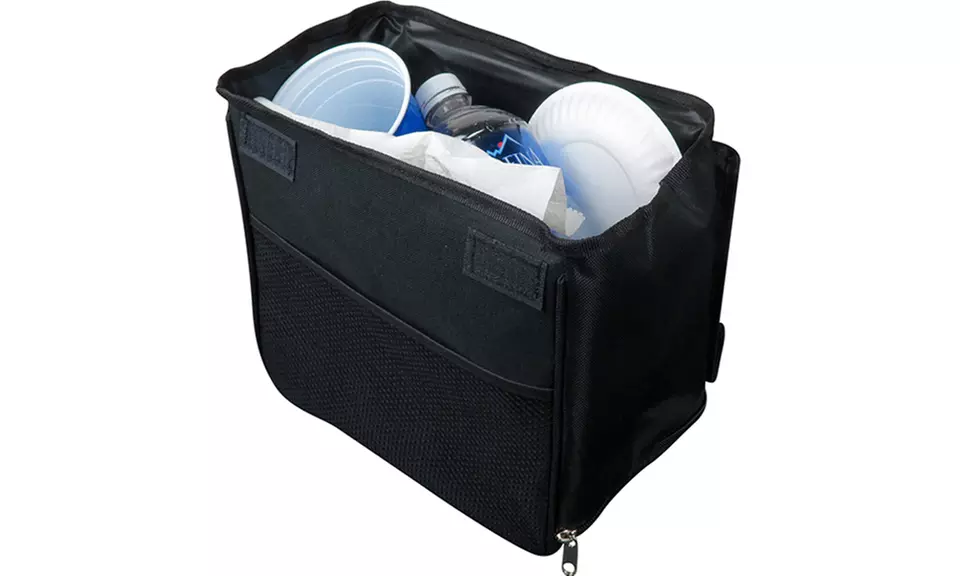Evelots Leakproof Car Trash Basket - Second Medium