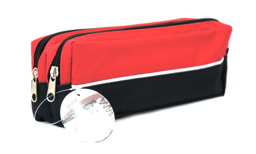 Image 13: Double-&Triple-Pocket Pencil Case