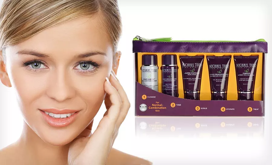 5-Piece Michael Todd True Organics Normal/Combination Skin Kit. Free Shipping. - Primary Image