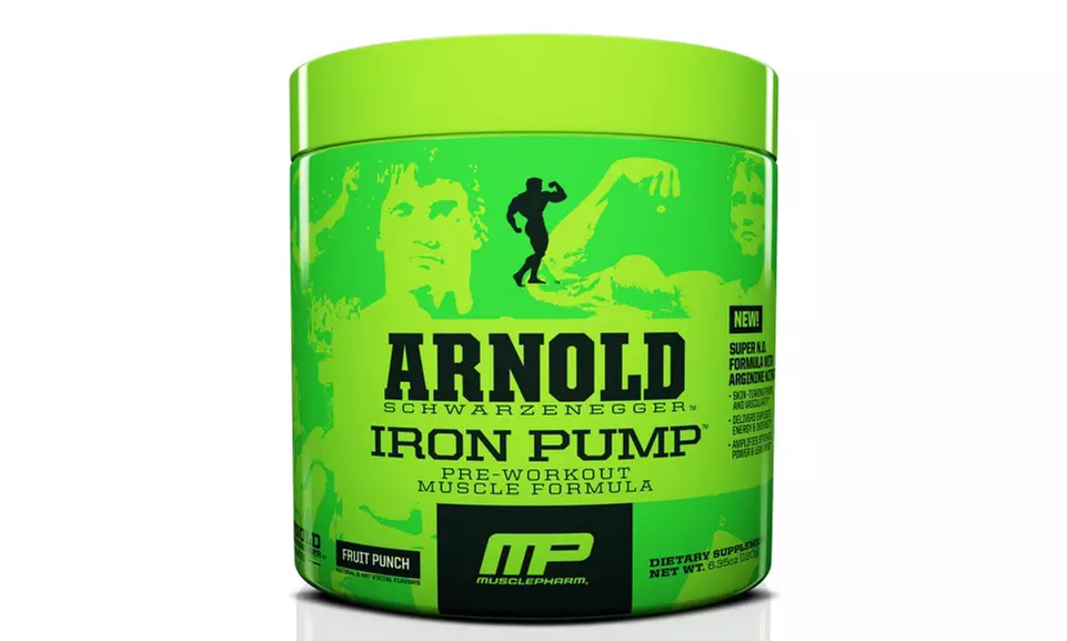 30 Servings of Muscle Pharm Arnold Schwarzenegger Series Iron Pump Preworkout Muscle Formula - Second Medium