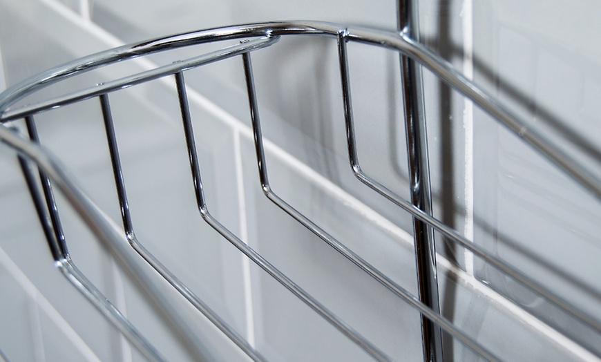 Image 3: Chrome Shower Caddy