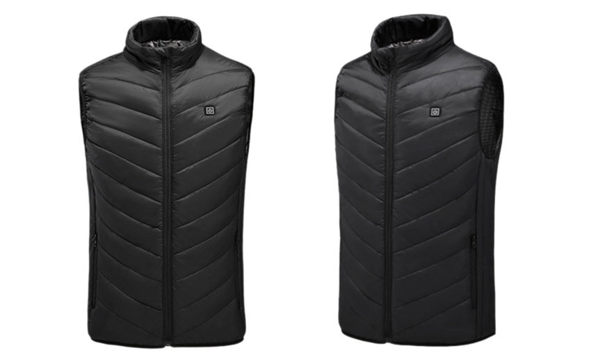 Image 3: USB Heated Gilet with 4 or 9 Heating Zones