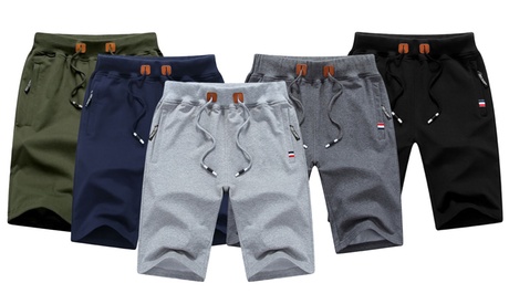 Short pour homme avec taille élastiquée et cordon de serrage disponible en plusieurs coloris et tailles