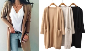 Pocket Longline Cardigan