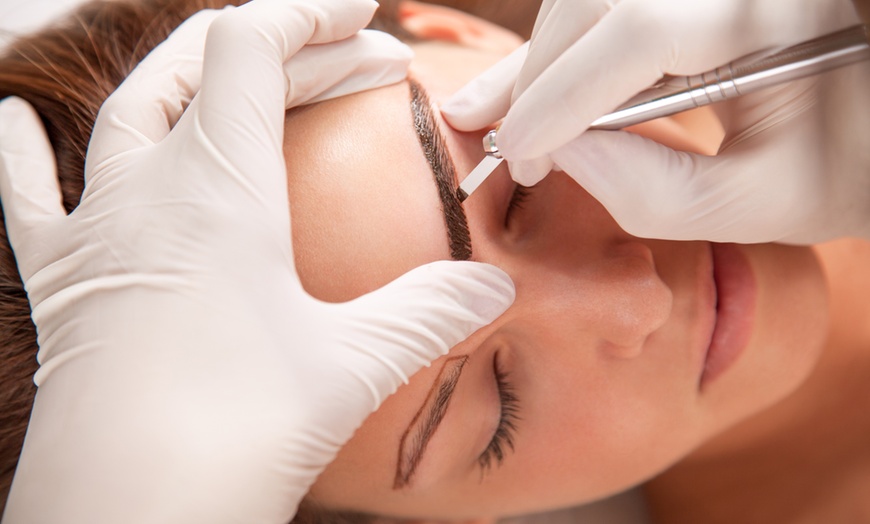 Image 1: Brow Makeover with Lamination, Shaping & Tinting for Flawless Brows