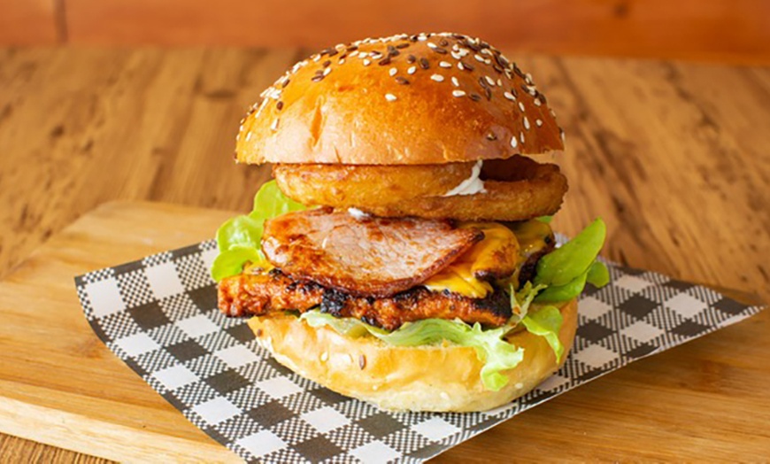 Image 8: Burger or Salad, Fries and Drink