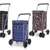 Image 2: Hoppa Lightweight Four or Six Wheel Folding Shopping Trolley