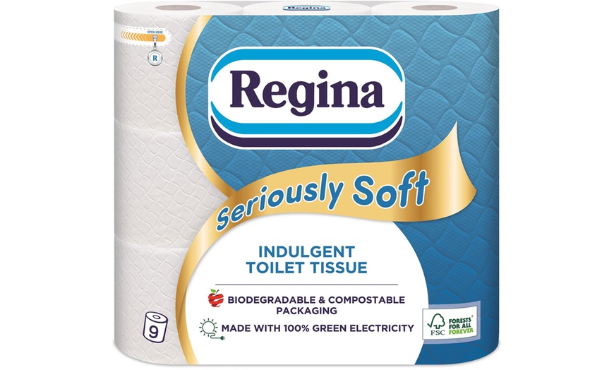 Image 4: 45 Rolls of Regina Toilet Paper