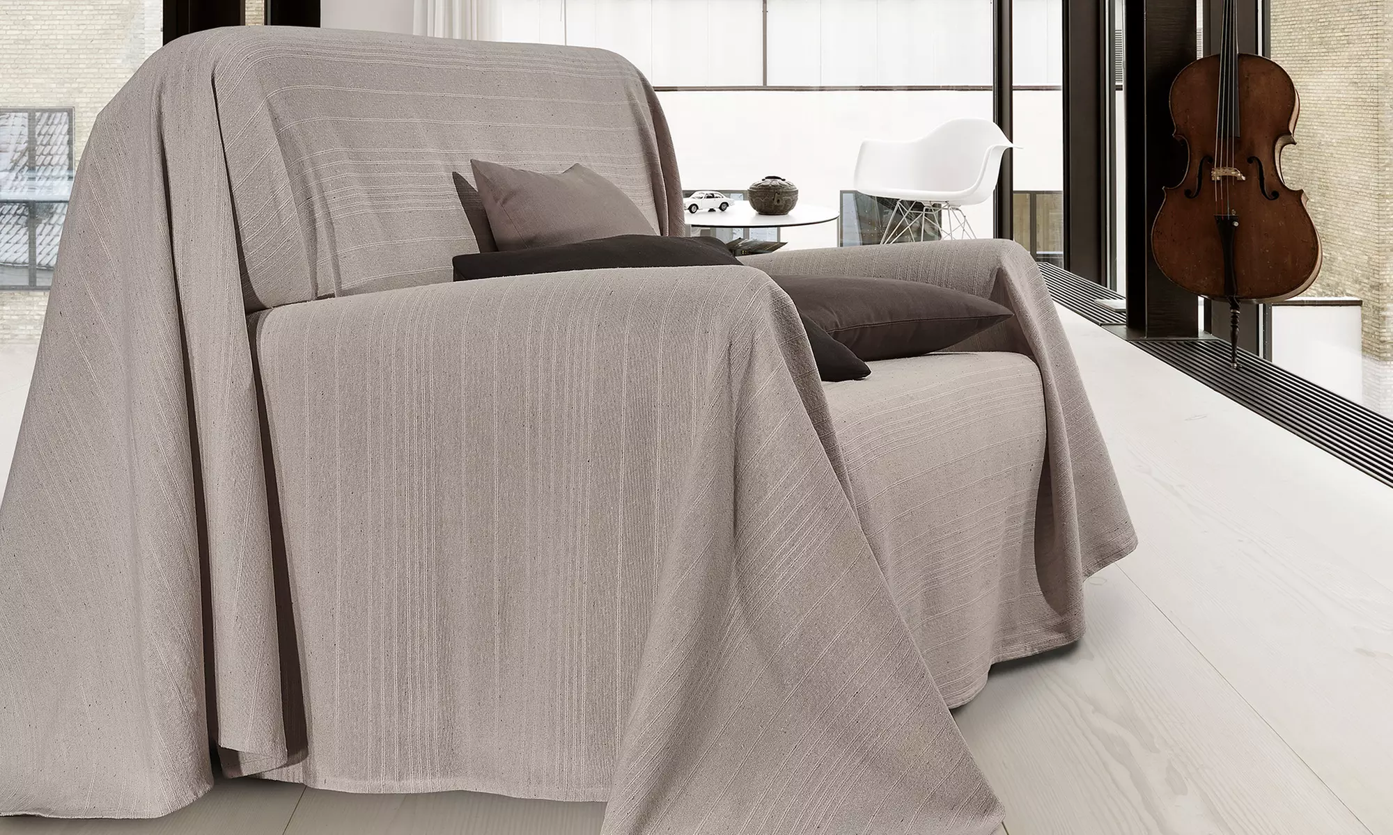 Telo copritutto granfoulard Sharane disponibile in 2 dimensioni e vari colori, Co.Ingros.Tex - Primary Image