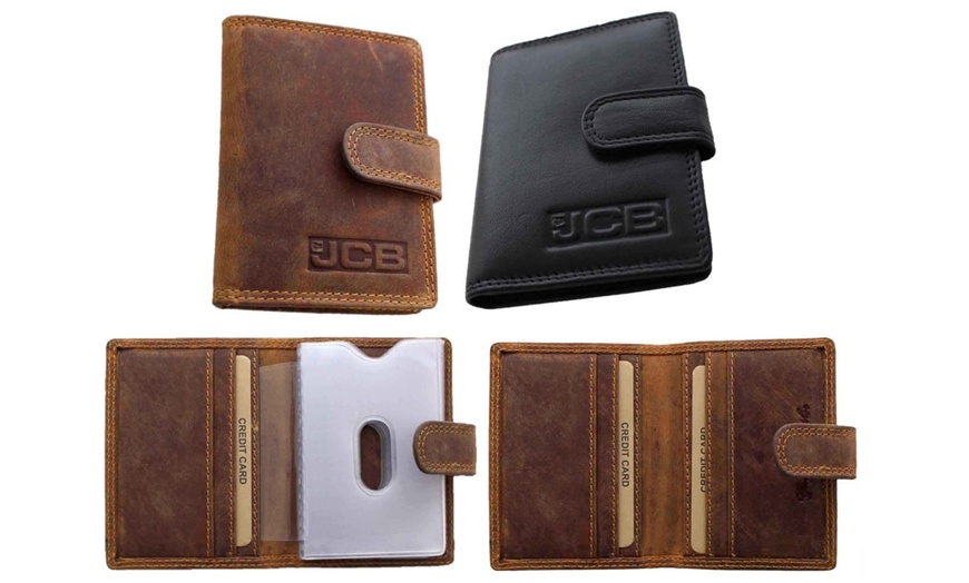 Image 1: JCB Leather Credit Card Holder