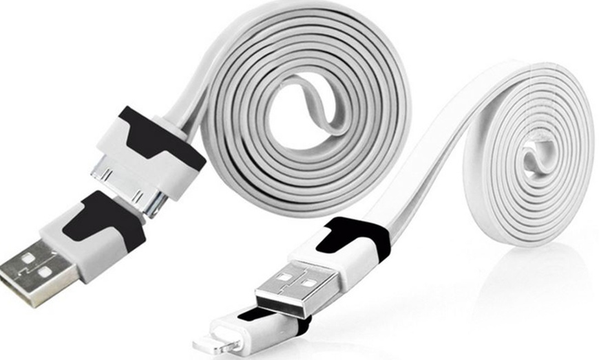 Image 1: Anti-Tangle Cable for iPhone