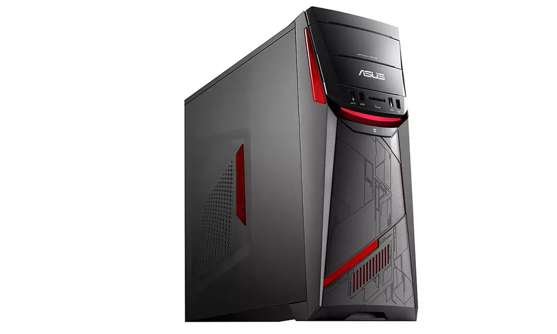 ASUS Gaming Desktop PC Tower with Intel Quad-Core Processor, 16GB RAM, and 2TB HDD  (Refurbished) - Second Medium