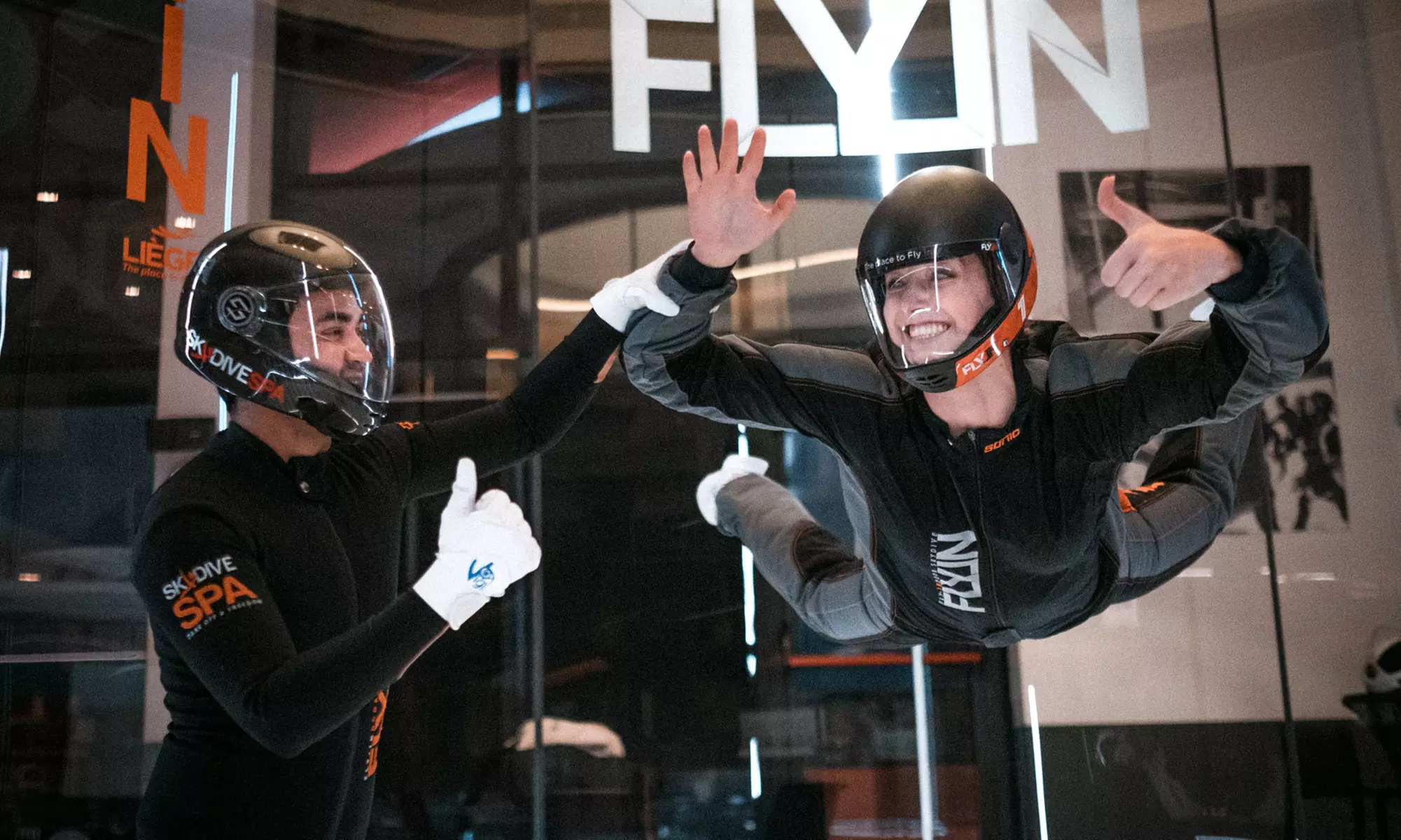 Flug-Paket inkl. Helm und Getränk