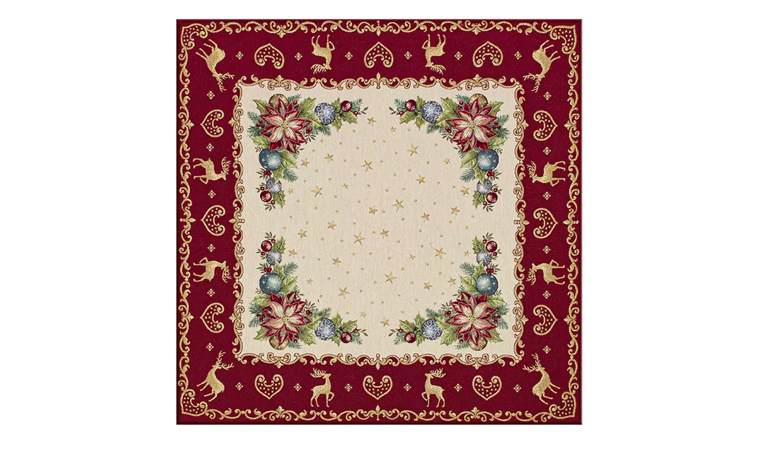 Centrotavola Natalizio in tessuto gobelin