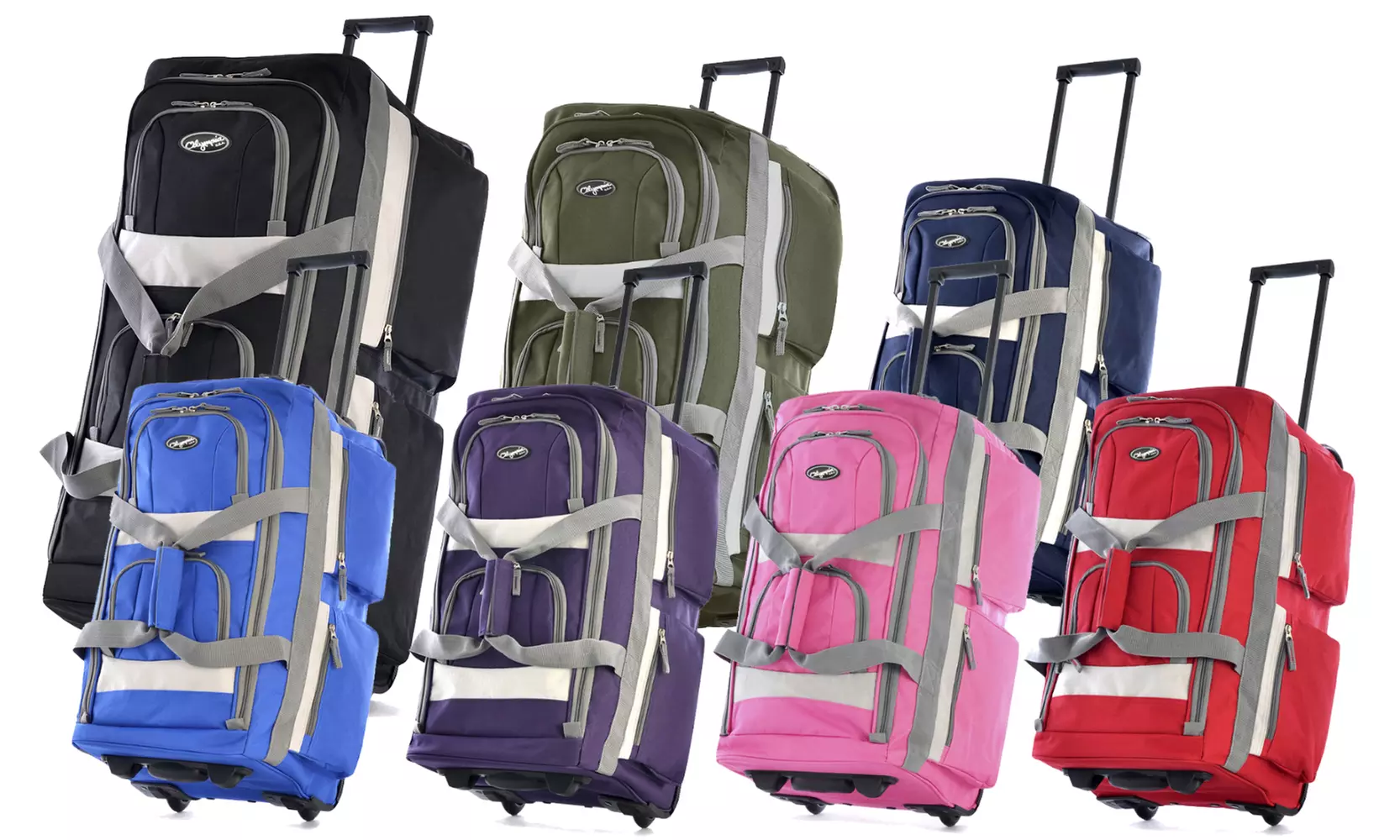 Olympia USA 8-Pocket Wheeled Duffel Bag (3 Sizes) - Primary Image