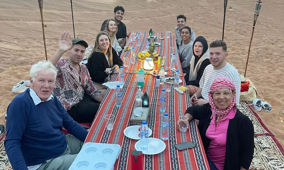 Evening Desert Safari BBQ Dinner or Evening BBQ Dinner Camel Riding