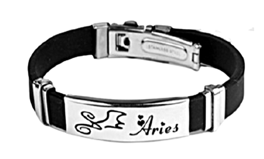 Image 3: Constellation Sign Stainless Steel Bracelet