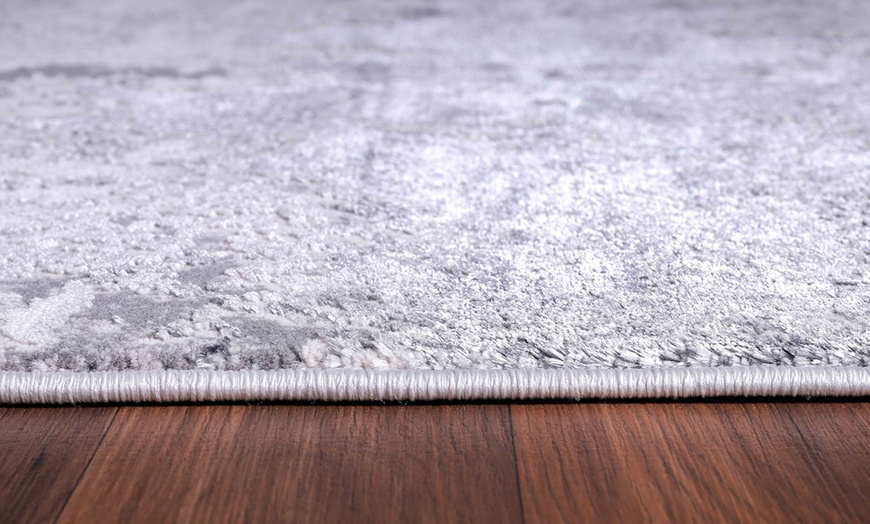 Image 13: Grunge Sprayed Textured Area Rug