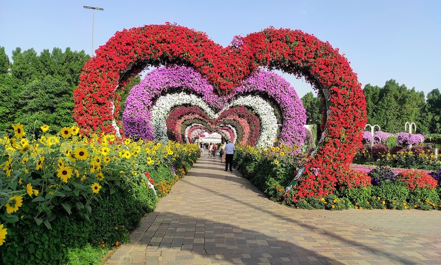 Image 5: Miracle Garden and Dubai Garden Glow at Peace Land Travel and Tourism