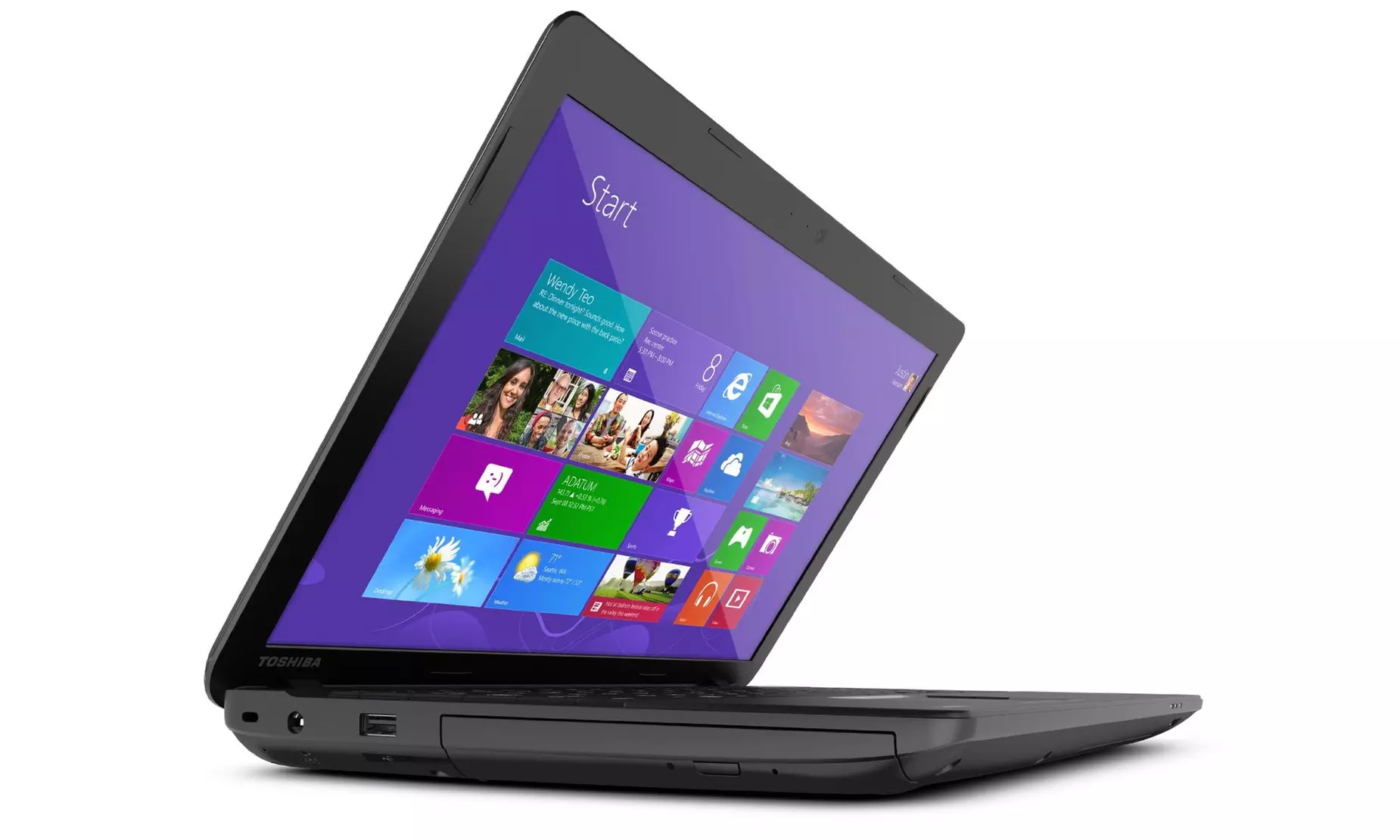 Toshiba Satellite 15.6" Laptop with AMD Quad-Core Processor and 4GB RAM (Manufacturer Refurbished) - Second Medium