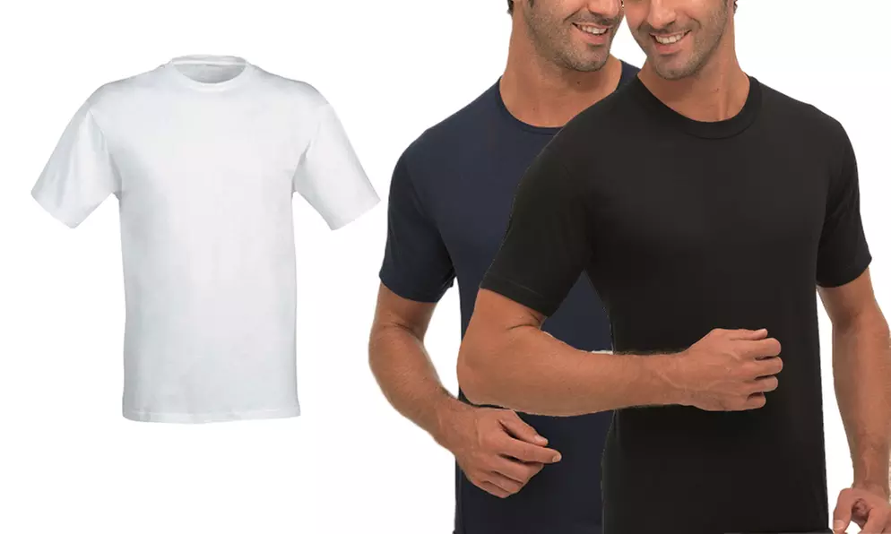 Set van 3 of 6 T-shirts van het merk Giefetti ontworpen voor mannen