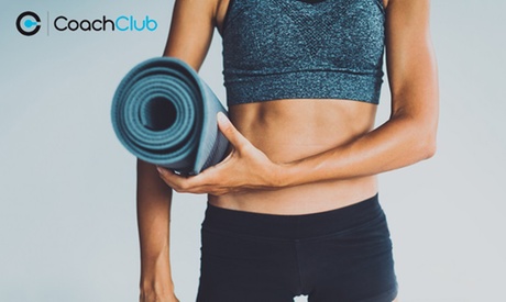 Abonnement de 1, 3, 6 ou 12 mois de coaching sport en ligne  dès 14,90€ (jusqu'à 61% de réduction) sur coachclub. com