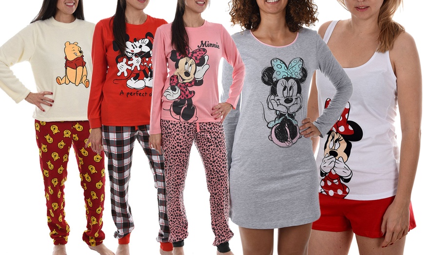 Image 1: Women's Disney Character Pyjamas