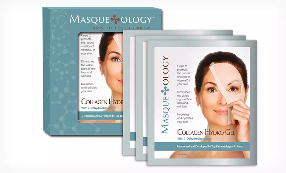 6-Pack of Masqueology Gel Masks. Multiple Varieties. - Second Medium