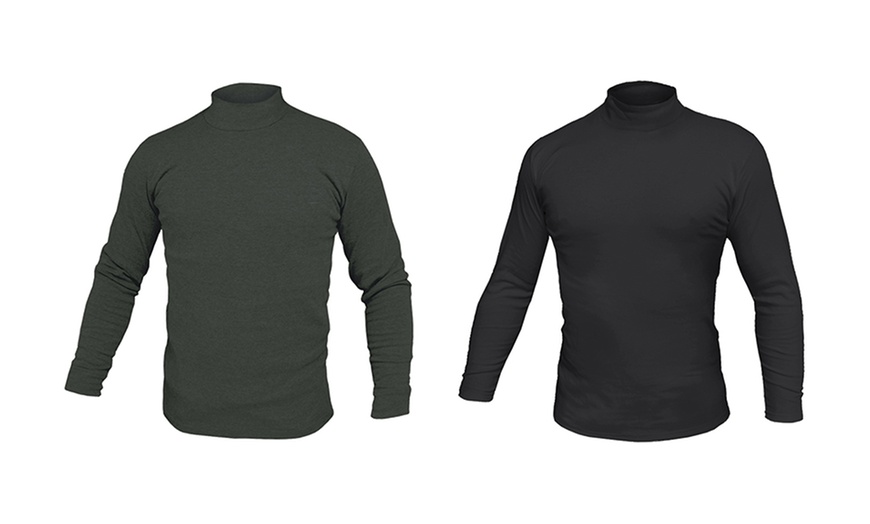 Image 3: Liabel Mock Neck Undershirts