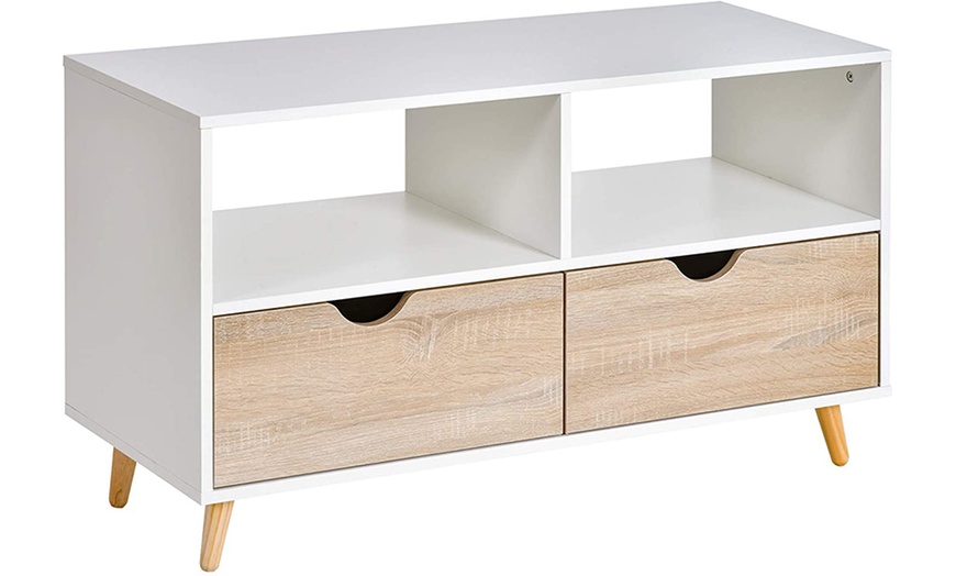 Image 6: HomCom TV Stand